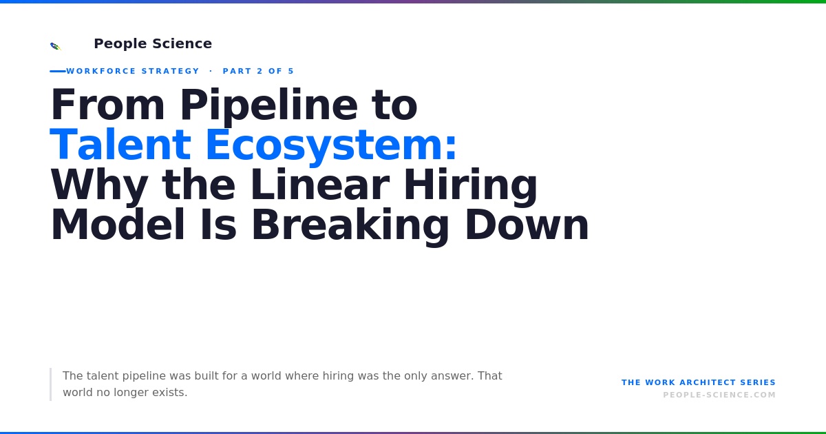 From Pipeline to Talent Ecosytem graphic